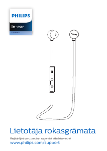 Rokasgrāmata Philips TAUN102BK Galvas tālrunis