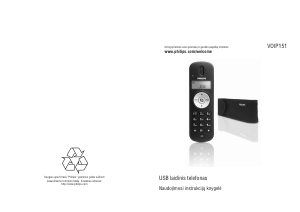 Vadovas Philips VOIP151 IP telefonas