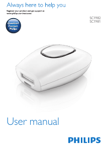 Manual Philips SC1981 Lumea Comfort Epilator IPL