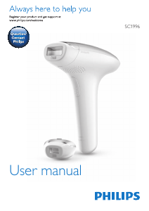 Manual Philips SC1996 Lumea Essential Sistema de depilação por luz pulsada