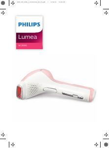 Kullanım kılavuzu Philips SC2005 Lumea IPL Cihazı