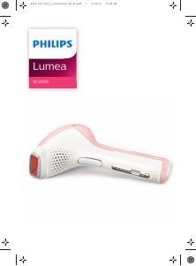 Vadovas Philips SC2005 Lumea IPL įrenginys