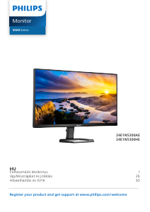 Használati útmutató Philips 24E1N5300AE LED-es monitor