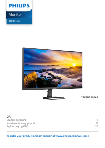 Brugsanvisning Philips 27E1N5300AE LED-skærm