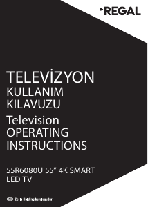 Handleiding Regal 55R6080U LED televisie