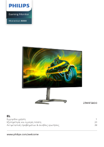 Εγχειρίδιο Philips 27M1F5800 Momentum 5000 Οθόνη LED