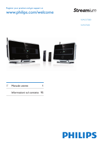 Manuale Philips WACS7500 Streamium Lettore multimediale