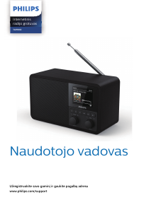 Vadovas Philips TAPR802 Radijo imtuvas