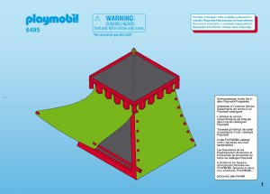 Instrukcja Playmobil set 6495 Romans Rzymski namiot