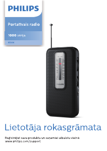 Rokasgrāmata Philips TAR1506 Radioaparāts