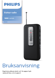 Bruksanvisning Philips TAR1506 Radio