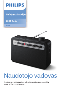 Vadovas Philips TAR2506 Radijo imtuvas