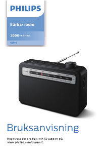 Bruksanvisning Philips TAR2506 Radio