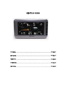 Brugsanvisning Ventus W266 Vejrstation