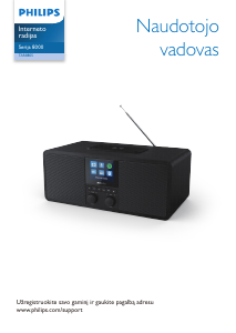 Vadovas Philips TAR8805 Radijo imtuvas