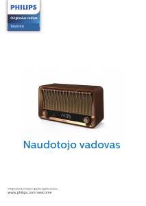 Vadovas Philips TAVS700 Radijo imtuvas
