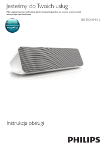 Instrukcja Philips SBT550WHI Głośnik