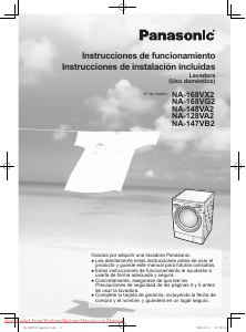 Manual de uso Panasonic NA-147VB2 Lavadora