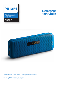 Rokasgrāmata Philips SD700B Skaļrunis