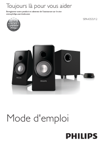 Mode d’emploi Philips SPA4355 Haut-parleur