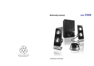 Rokasgrāmata Philips SPA7350 Skaļrunis