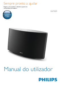 Manual Philips SW750M Altifalante