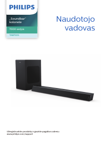 Vadovas Philips TAB7305 Garsiakalbis