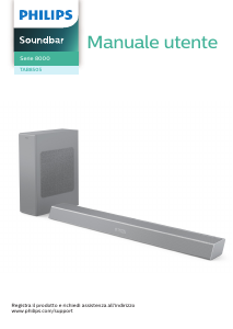 Manuale Philips TAB8505 Altoparlante