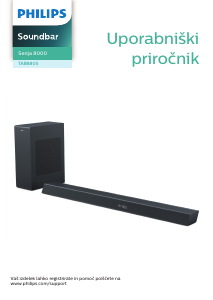 Priročnik Philips TAB8805 Zvočnik