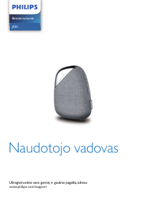 Vadovas Philips TAJS30 Garsiakalbis