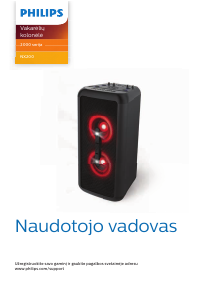 Vadovas Philips TANX200 Garsiakalbis