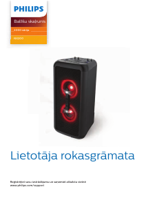 Rokasgrāmata Philips TANX200 Skaļrunis
