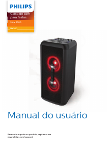 Manual Philips TANX200 Altifalante