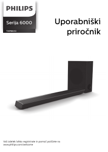 Priročnik Philips TAPB603 Zvočnik