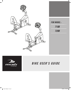 Bruksanvisning Merit 710B Motionscykel
