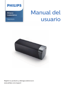 Manual de uso Philips TAS5505 Altavoz