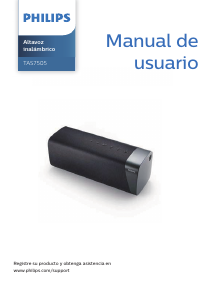 Manual de uso Philips TAS7505 Altavoz