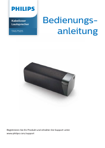 Bedienungsanleitung Philips TAS7505 Lautsprecher