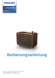 Bedienungsanleitung Philips TAVS500 Lautsprecher