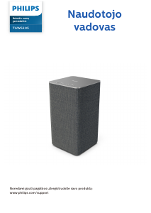Vadovas Philips TAW6205 Garsiakalbis