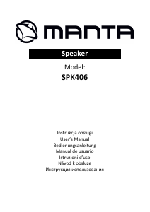 Manuale Manta SPK406 Altoparlante