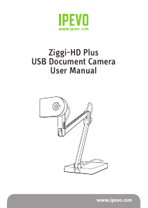 Handleiding IPEVO Ziggi-HD Plus Documentcamera