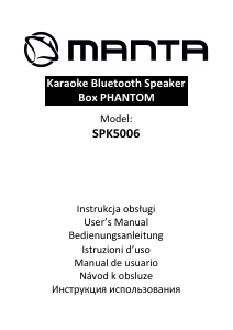 Manual de uso Manta SPK5006 Altavoz