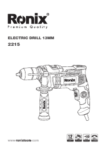 Handleiding Ronix 2215 Klopboormachine