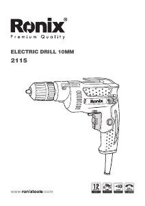 Handleiding Ronix 2115 Klopboormachine