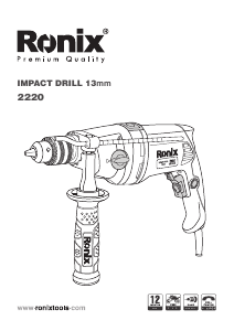 Handleiding Ronix 2220 Klopboormachine