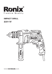 Handleiding Ronix 2211V Klopboormachine