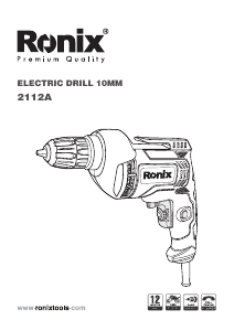 Handleiding Ronix 2112A Klopboormachine