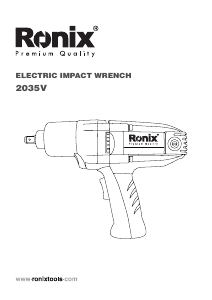 Handleiding Ronix 2035V Slagmoersleutel