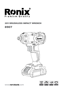 Handleiding Ronix 8907 Slagmoersleutel